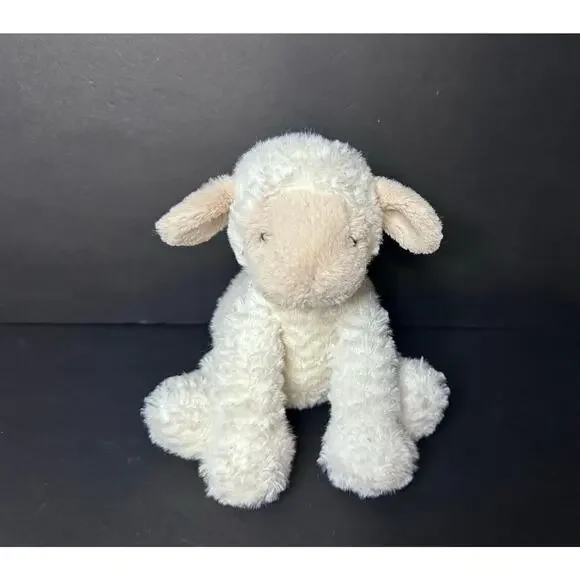 Jellycat Fuddlewuddle Bashful Lamb Sheep 9” Sitting Up Cream White & Tan Face - Picture 5 of 5